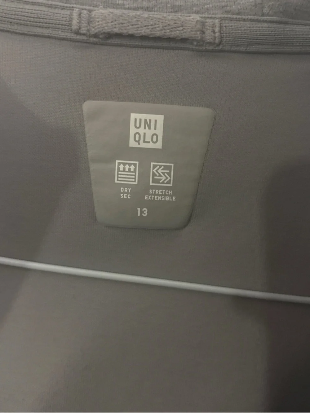 Uniqlo Light Gray Full-Zip Hoodie - Picture 2 of 2